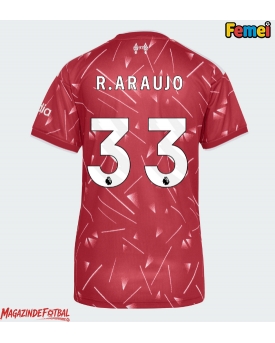 Liverpool Ronald Araujo #33 Tricou Fotbal Replică 2026-27 Femei Acasa Liverpool Ronald Araujo #33 Tricou Fotbal Replică 2026-27 Femei Acasa